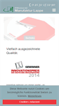 Mobile Screenshot of manufaktur-lappe.de